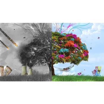 

Full Round drill 5D DIY Diamond embroidery Landscape Life of Tree Diamond Painting Cross Stitch Rhinestone Mosaic decoration
