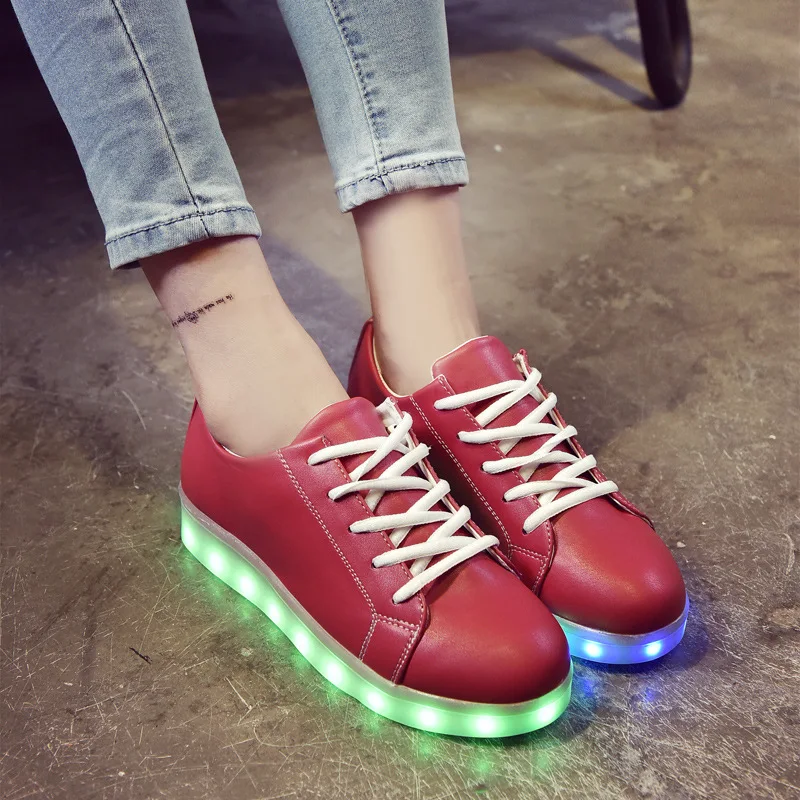 7 ipupas; женская и мужская обувь с USB подсветкой; светящаяся обувь; кроссовки; Feminino; Светящиеся кроссовки; обувь для мальчиков и девочек; Светодиодный светильник; тапочки