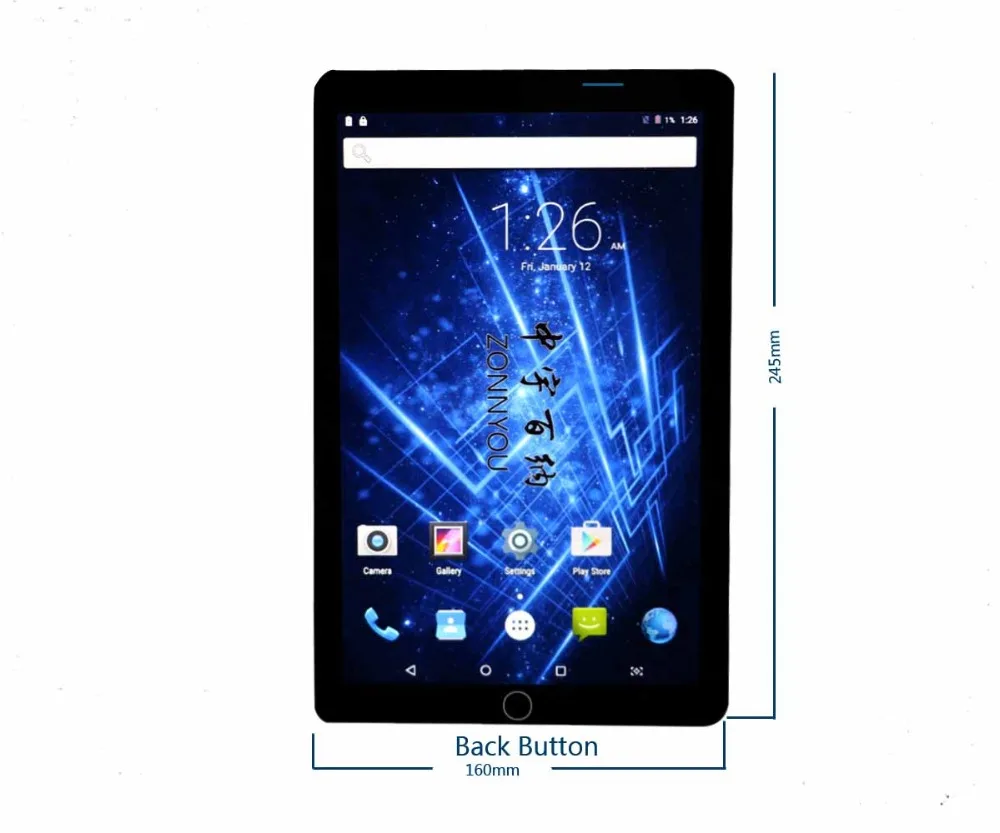 10.1 inch Tablet PC 3G Phone Call New System Android 8.0 Wi-Fi Bluetooth 4GB/32GB Octa Core 1.5GHz Dual SIM Support GPS PC