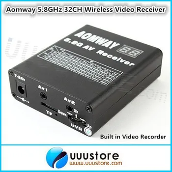 

Aomway 5.8g 5.8GHZ 1000mw Wireless Video Receiver 32CH Rx w/DVR Recorder Telemetry Fatshark ImmersionRC Compatible for dji