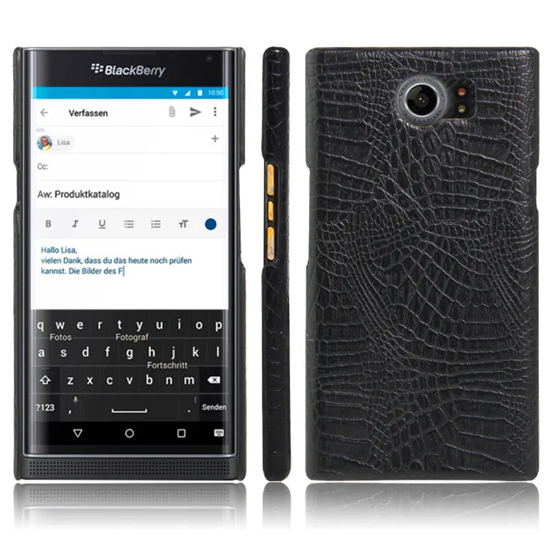 Kwmobile Coque Compatible Avec Blackberry Priv - Housse De Protection Rigide Pour Télephone En Plastique Rouge Mat