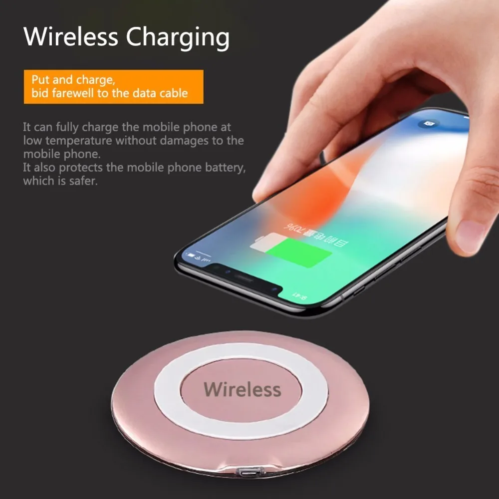 Z049 Wireless Charger Base Flying Saucer shaped Qi Wireless Charging