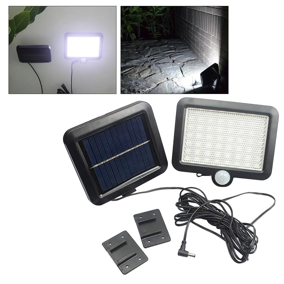 

Outdoor Decoration Lighting Sensor Lights 56 LEDs Solar Motion Detection Wall Solar Lamp Solar Led Garden Lawn Lamps