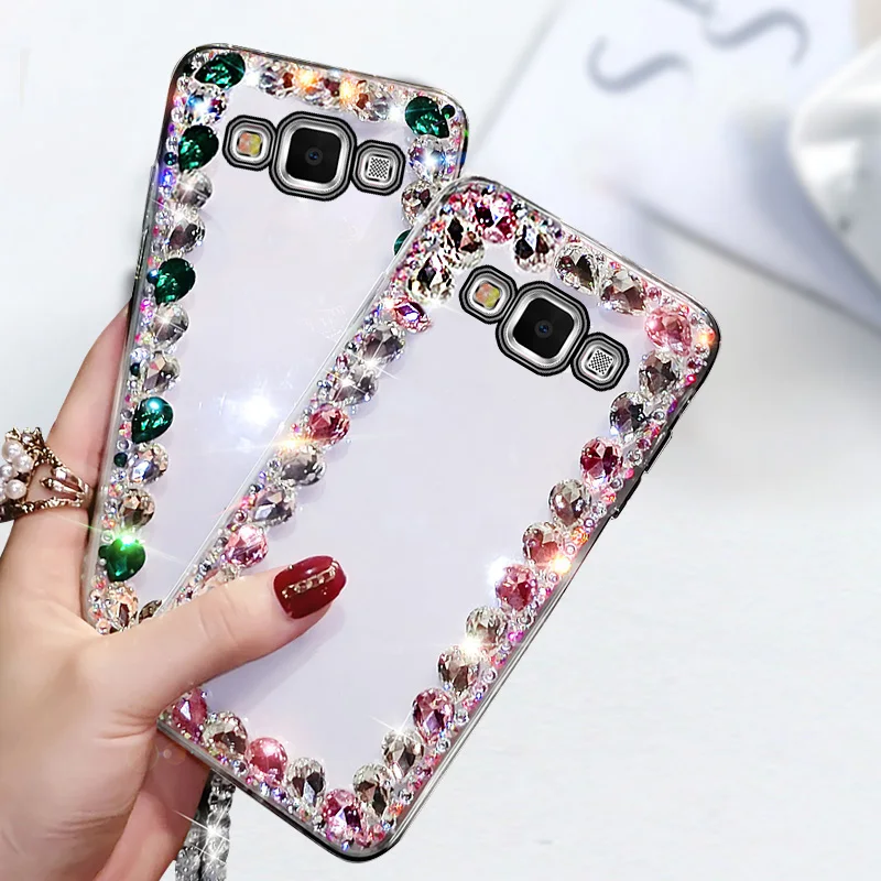 Для Samsung Galaxy A8 2018 Роскошные предназначение мозаики Женская мода осень полный