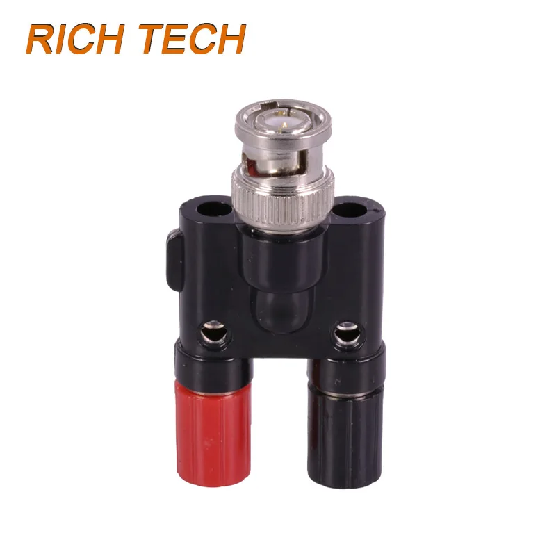 12pcs/lot BNC Male Plug to 4MM Dual Binding Post Jack Socket Terminal Wire Connector RICH TECH Wholesales | Обустройство дома