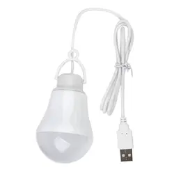 HLBY DC5V 5W светодиодный USB лампа портативный белый свет для наружного ноутбука (белый)