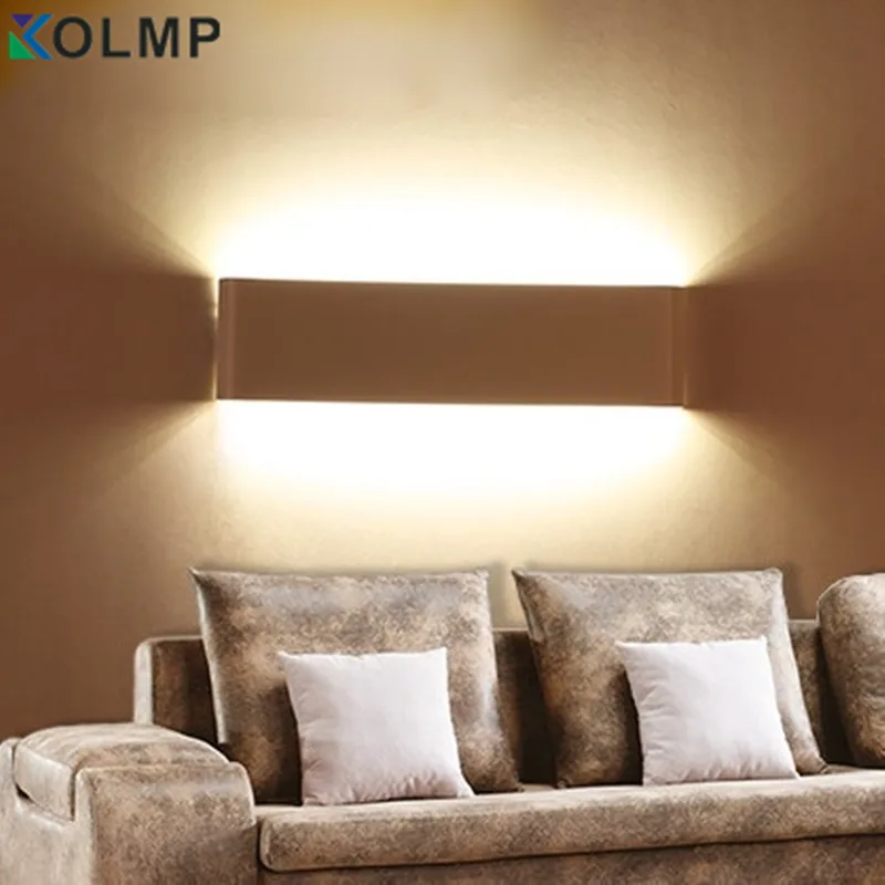 

kitchen cabinet white/black aluminum led wall light applique murale bathroom mirror light square brief wall lights for home