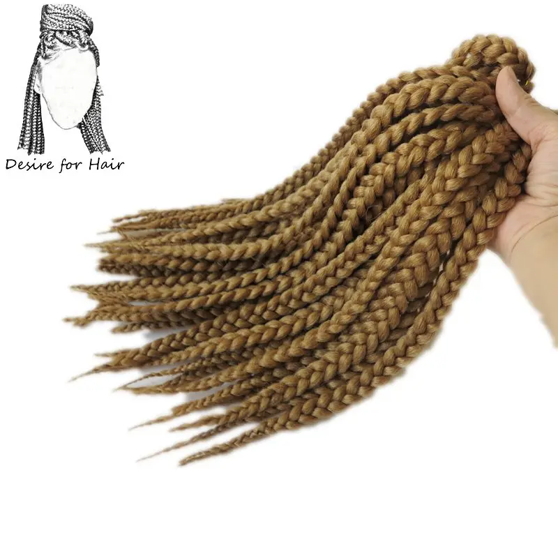 Desire for hair 1pack 12strands per lot 14inch 80g synthetic crochet