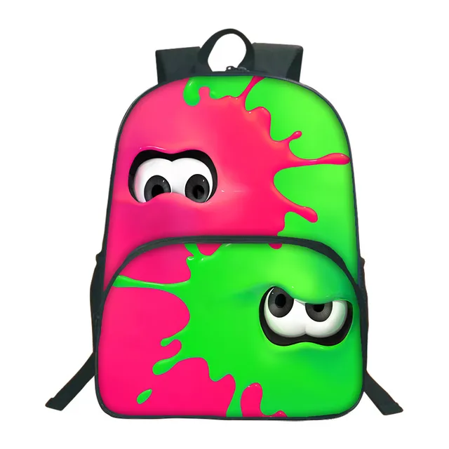 2018 Splatoon 2 Backpacks Colorful School Bags For Agers Bookbag 2018 Splatoon 2 Backpacks Colorful School Bags For Agers Bookbag Boys Backpack Mochila Kids Schoolbag 3d