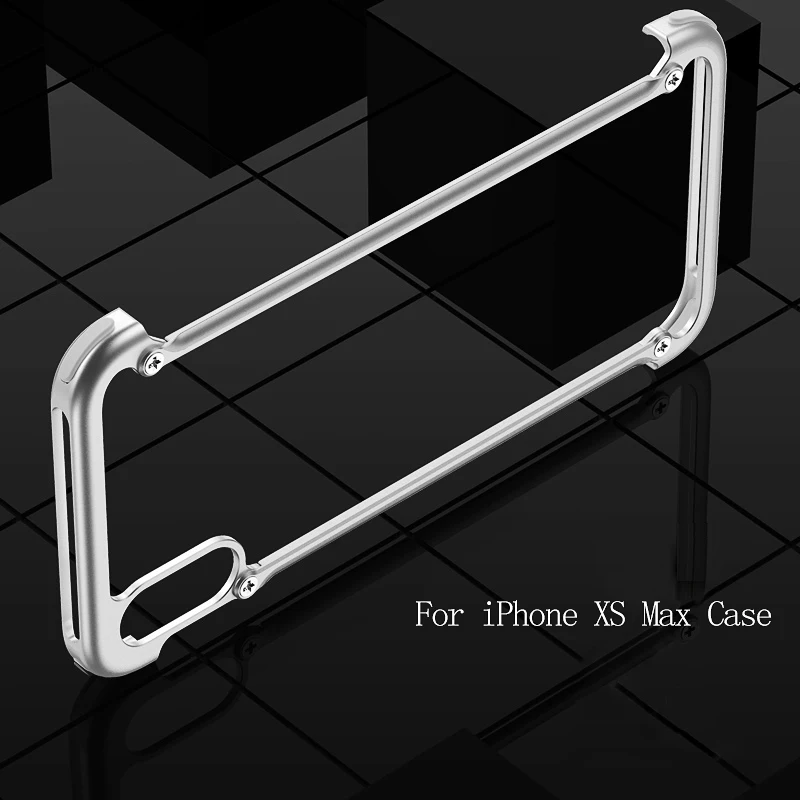 Чехол OATSBASF для iPhone XS MAX роскошный металлический защитный чехол с воздушной