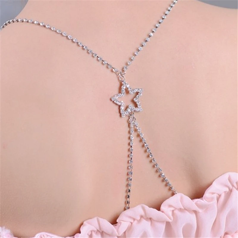 Star Chain Bra Straps Women's Shoulder Adjustable Invisible Bra Straps
