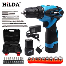 16.8V Cordless screwdriver Double Speed Lithium Battery Power Tools Waterproof Electric Screwdriver Professional Case Household