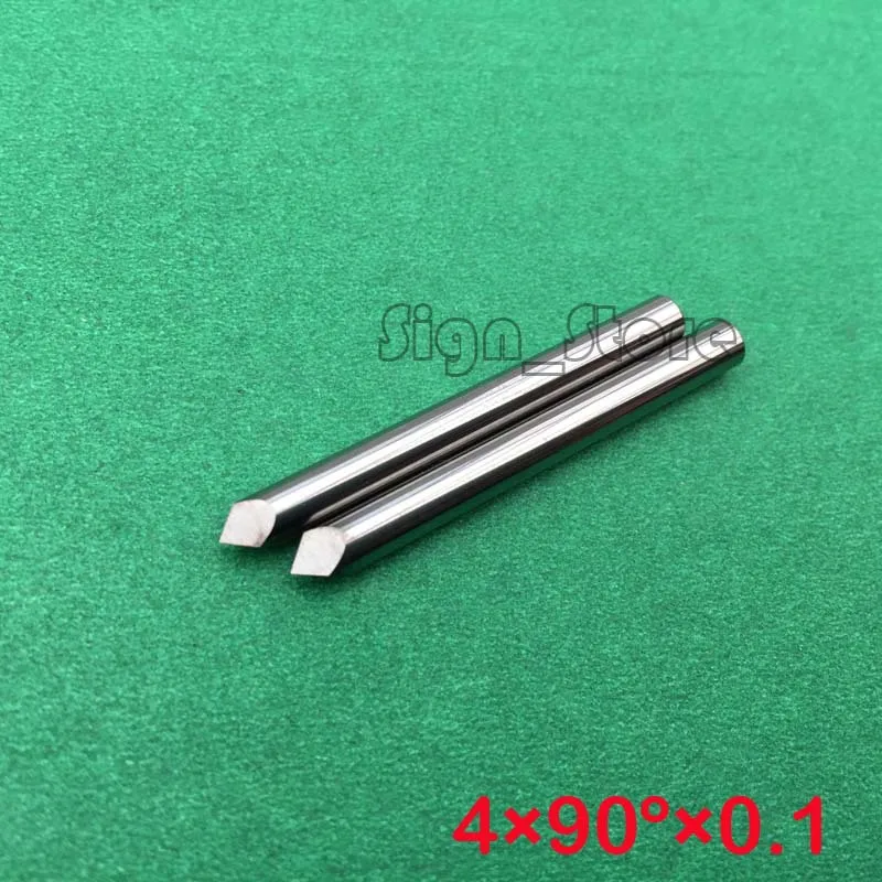 90 Angle 4*0.1mm tip Sharp Three Edge CNC Router Carving Tool