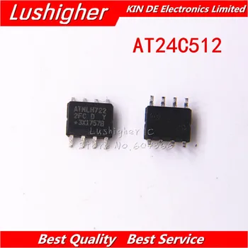 

10pcs AT24C512 SOP 24C512 memory PROM SOP-8 marking: 2FC AT24C512C-SSHD-T AT24C512C-SSHD