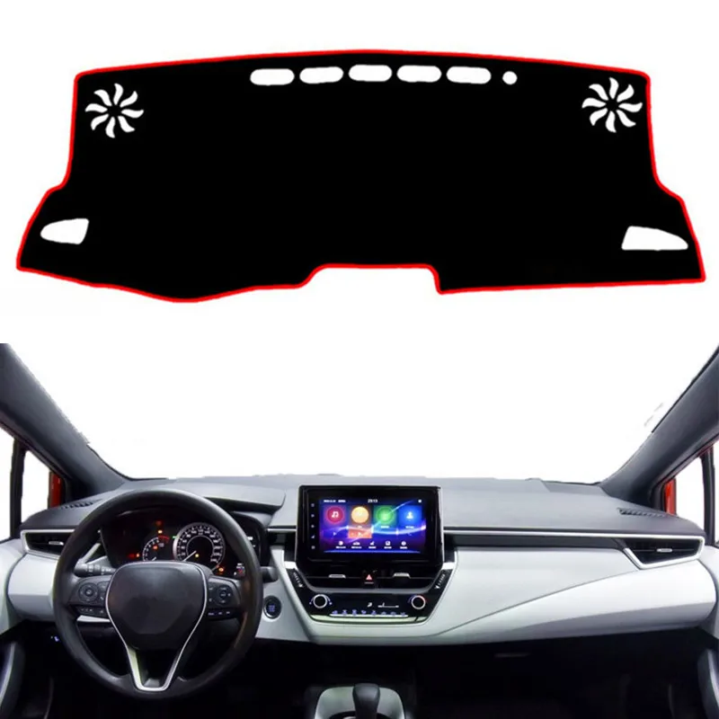 

For Toyota Corolla 2019 2020 Dashboard Cover Dash Mat Pad Dashmat Sun Shade Instrument Protective Carpet Car Styling Accessories