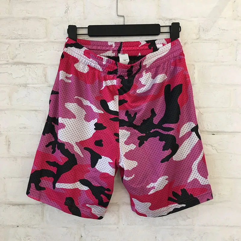 Camouflage Shorts 2018 New Fashion Hip Hop Casual Military Red Camo