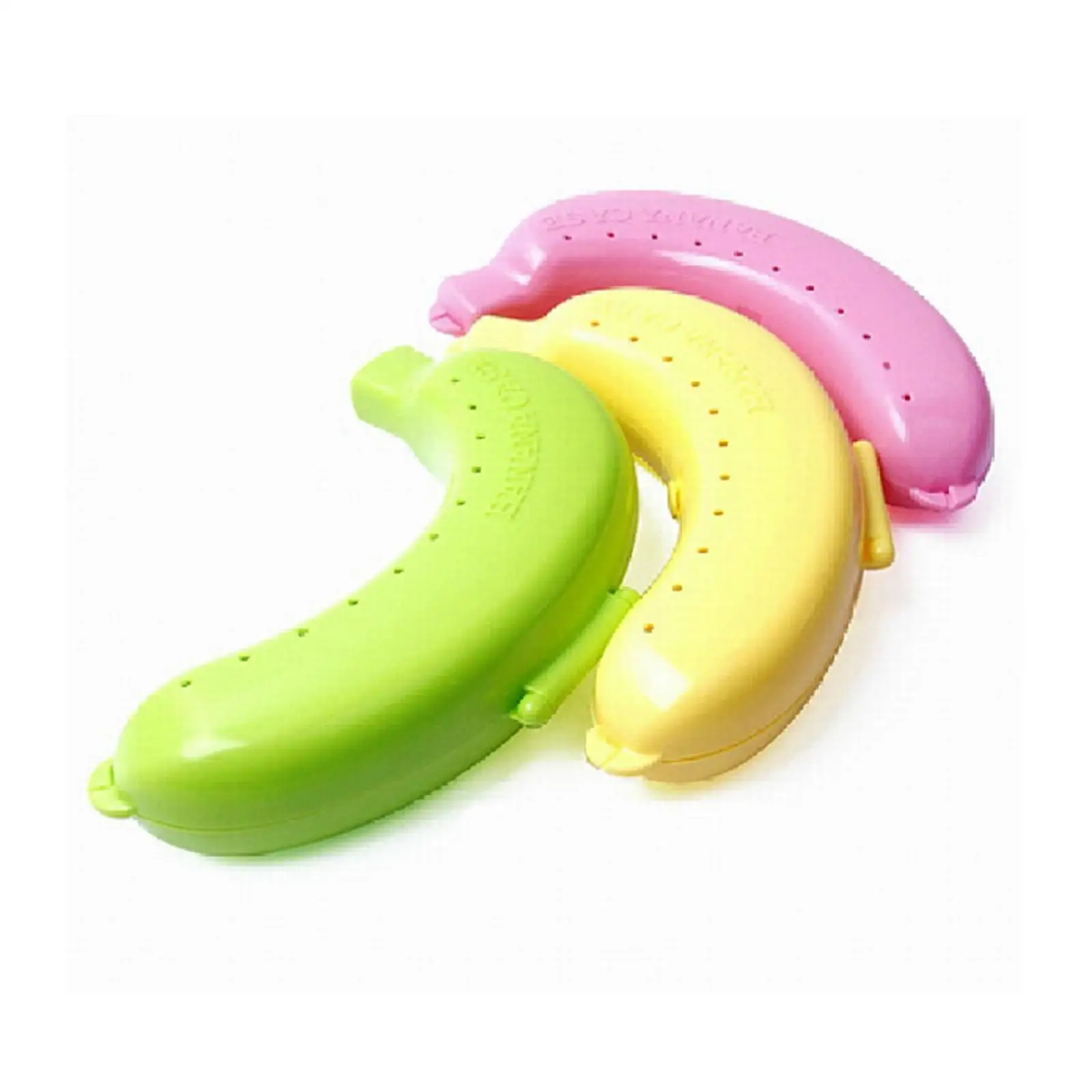 1pcs Cute Banana Protector Case Container Trip Outdoor Lunch Fruit Box