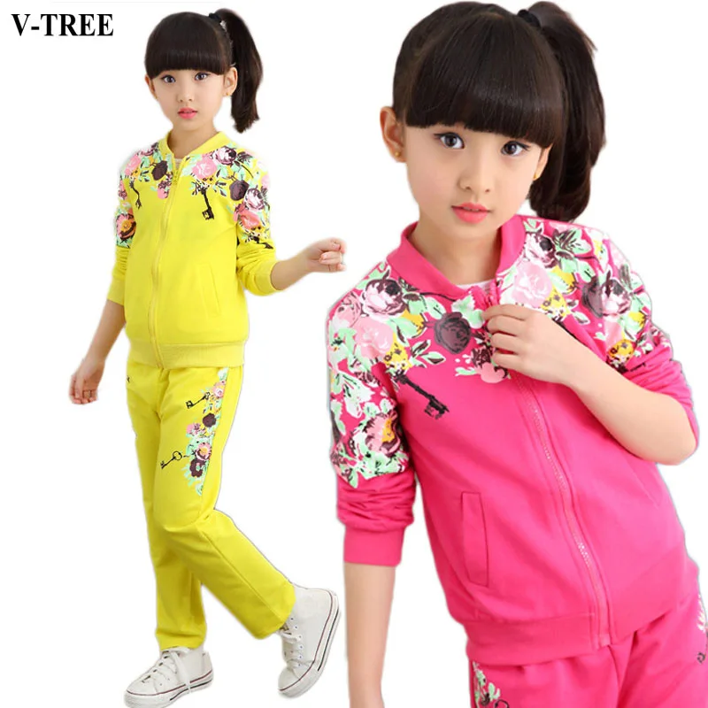 V Tree Clothing Set 2017 Autumn Floral Clothes Set v tree clothing set 2017 autumn floral clothes set