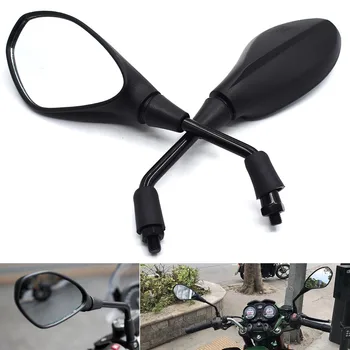 

Universal 10mm Motorcycle Rearview Mirror Left&Right Rear View Mirrors Housing Side Mirror FOR BMW R1200gs R1200GS R1200RT