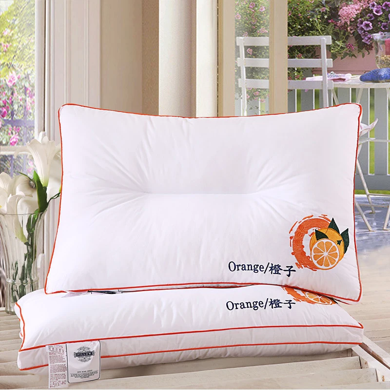 1Pcs 800g Bedding Pillow Hollow Fiber Filling Body Pillow Home Textile