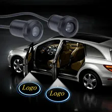 JURUS 2PCs LED Car Door Welcome Light Courtesy Led Car Laser Projector Logo Ghost Shadow Light Case For Scania Logo Emblem Lamp 2pcs led door light for renault latitude talisman laguna espace door logo light projector ghost shadow welcome light laser lamp