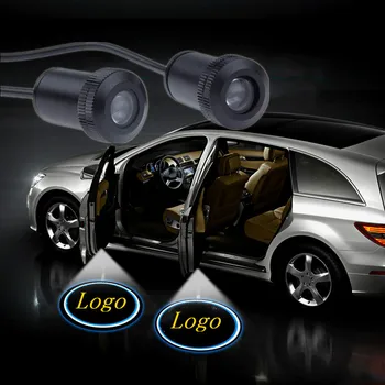 

JURUS 2PCs LED Car Door Welcome Light Courtesy Led Car Laser Projector Logo Ghost Shadow Light Case For Scania Logo Emblem Lamp