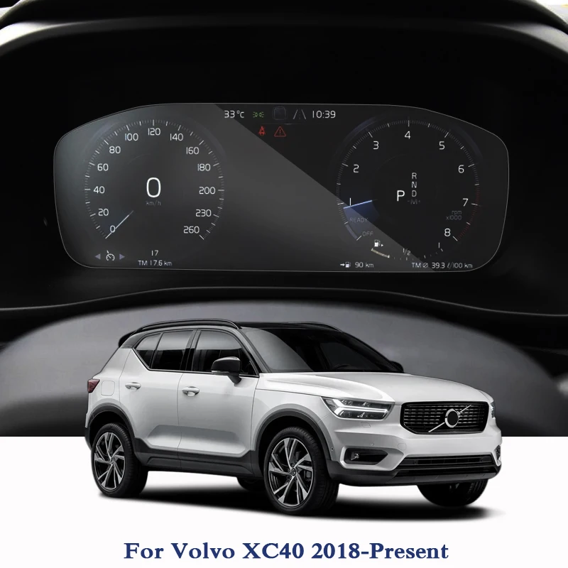 

GPS Navigation Screen Steel Glass Film For Volvo XC40 2018-Present TPU Dashboard Display Screen Film Car Sticker Accessories