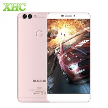 4 г bluboo двойной мобильный телефон 16 ГБ двойной камеры заднего двойной flash 5.5 ”Android 6.0 3000 мАч MTK6737T 4 ядра Оперативная память 2 г OTG Смартфон