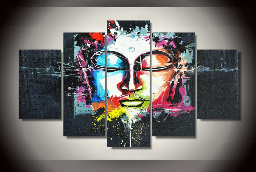 

Abstract Buddha Art Painting on Canvas