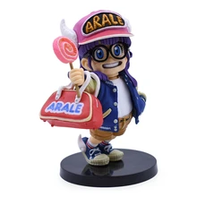Buy Anime Dragon Ball Z Cute Arale With Lollipop PVC Action Figure Collectible Model Doll Toy 11CM Free Shipping
