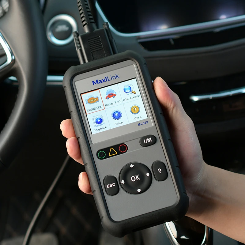 AUTEL MaxiLink ML529 Автомобильный сканер OBDII режим 6 OBD2 автомобильный диагностический