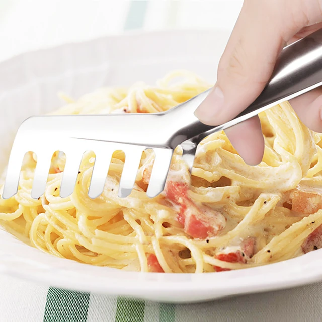 Pince à Spaghetti en acier inoxydable, pince à salade pour pâtes,  accessoires de cuisine, ensemble de