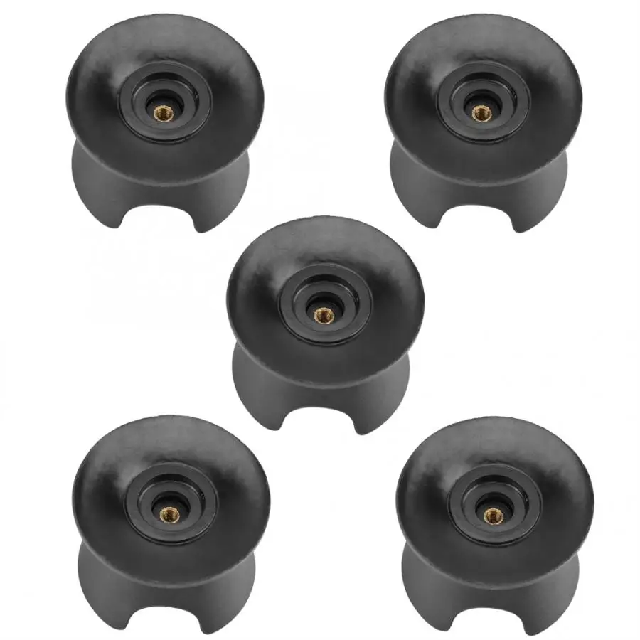 

Hot Cooking Tools Accessories 5Pcs Black Kitchen Cookware Saucepan Kettle Lid Replacement Knobs Cover Holding Handles Kitchen