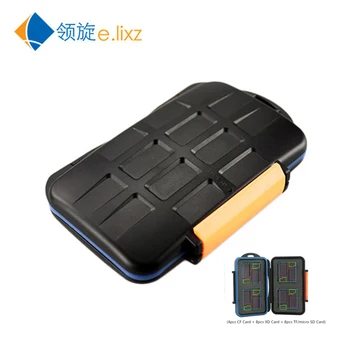 

Free Shipping+Tracking Number Memory Card Case Waterproof Tough Micro SD Card Case MC-4 for 4CF 8XD And 8 Micro SD Card Holder