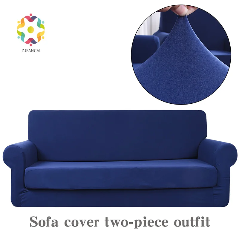Fancai шлифовальные чехлы для диванов для гостиной чехлы на кресла, полотенце из ткани - Цвет: blue