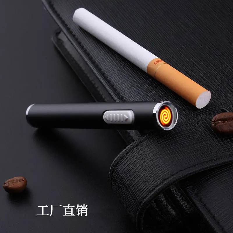 Портативная перезаряжаемая сигаретная зажигалка с длинным USB, электрическая дуговая плазменная зажигалка, зажигалка для сигар, инструменты для курения, гаджеты для подарков
