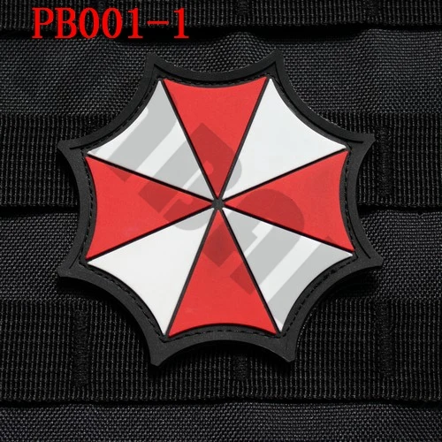 3D PVC patch Biohazard Umbrella Corporation LOGO