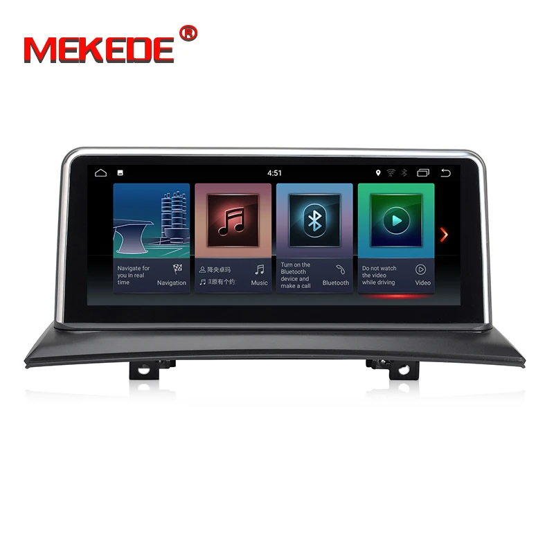 Top MEKEDE IPS Screen Android 9.0 4+32G Car GPS Navi Screen For BMW X3 E83 2003-2009 Multimedia Recorder BT WIFI Google 4+32G RAM 4