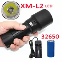 LED Diving Flashlight XM-L2 1200 Lumens Underwater Dive Torch Waterproof Aluminum Flashlight +32650 Battery Lamp Lanterna