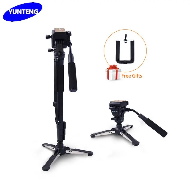 yunteng VCT 288 Photography Mini Tripod Monopod Stand