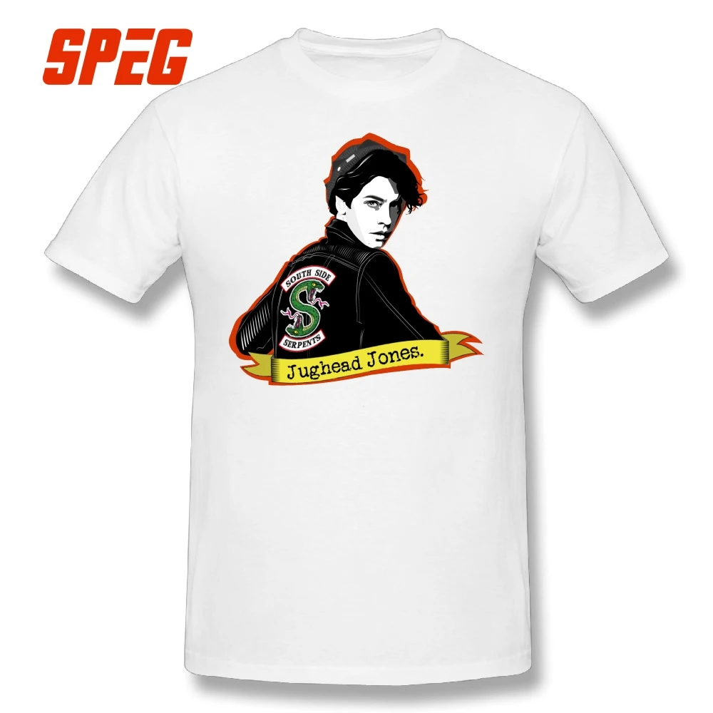 

T Shirt Birthday Gift 100% Cotton Crewneck Fashionable Tee Jughead Jones Cole Sprouse Riverdale T-Shirt Male Short Sleeve