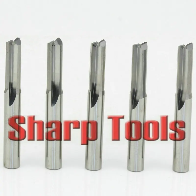 3.175mm x17mm Straight 2 Flute Tools Solid Carbide 1//8/" Cutter CNC Cutters Carve