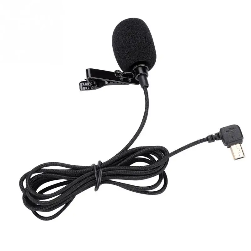 

1.5m Portable Clip On Mic Microphone for SJCAM SJ6 SJ7 SJ360 Action Camera Microphones 2018 new style