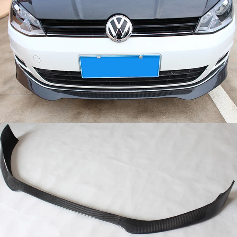 Golf 7 MK7 DTM Style Carbon Fiber Car Front Bumper Lip Spoiler Wing for Volkswagen VW Golf7 Golf VII Not R line Not GTI Golf 7 MK7 DTM Style Carbon Fiber Car Front Bumper Lip Spoiler Wing for Volkswagen VW Golf7 Golf VII Not R line Not GTI