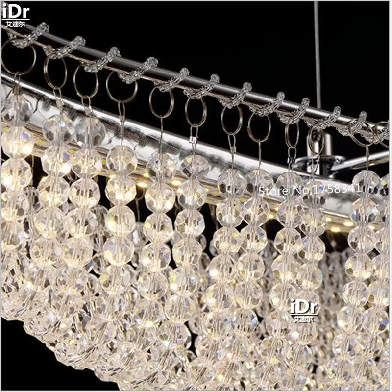 Светодиодная лампа с кристаллами креативный современный светильник ильник для