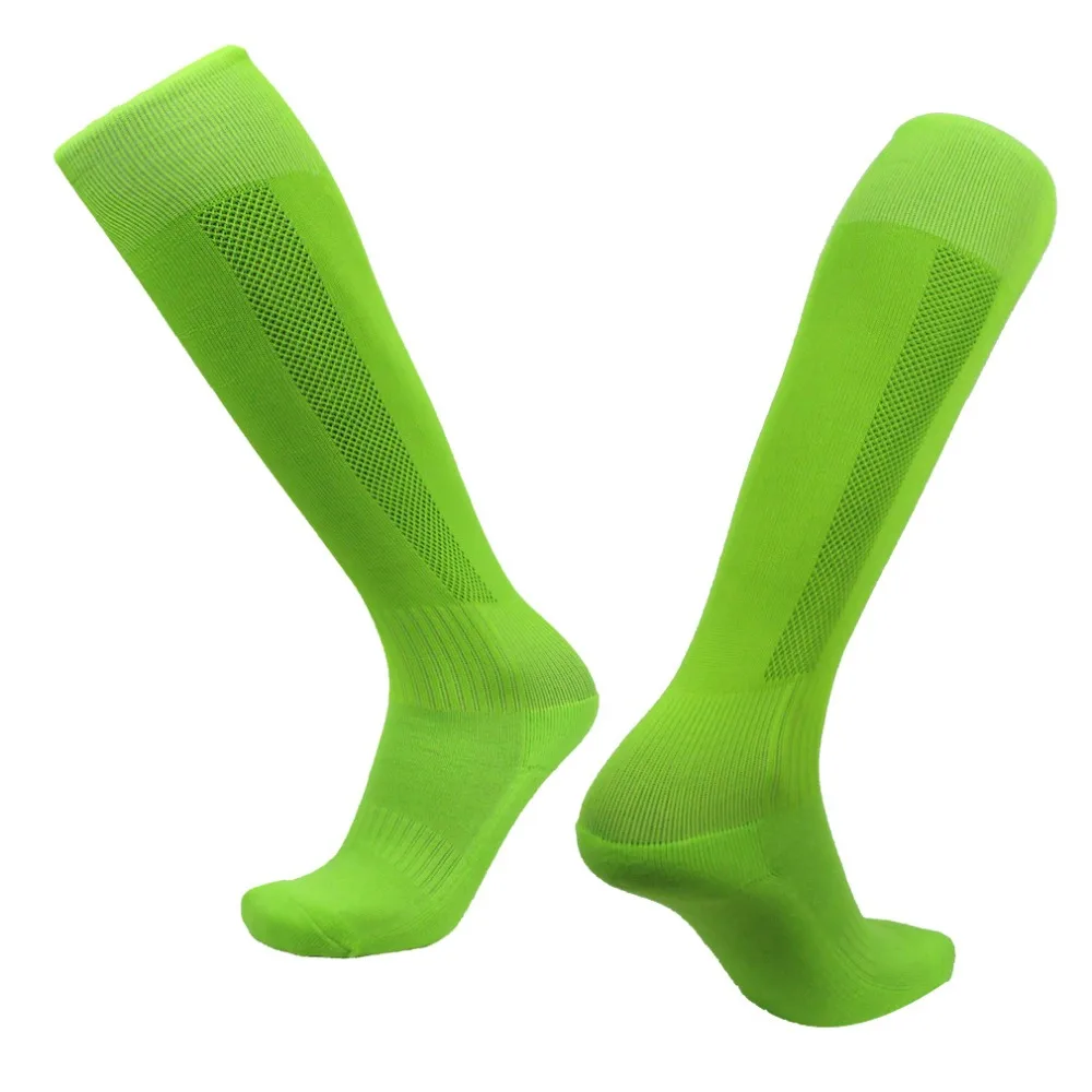 2016 2017Fluorescent green 1 pair men adult socks Sports athletics