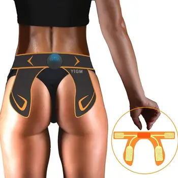 

2018USB Rechargeable Hips Muscle Trainer Unisex EMS Hip Lifting Waist Slimming Trainer Smart Buttock Massage Body Relax Massager