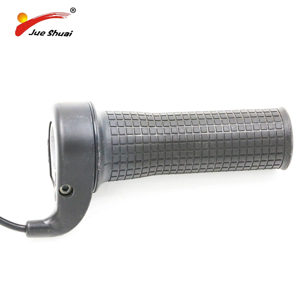 Sale JS Electric Twist Grip Throttle Control Waterproof Connector Ebike Bicycle Twist Throttle Handlebar Cover Grips Cheap Throttle 1