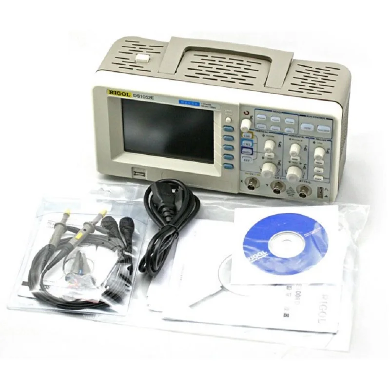 

Authentic RIGOL Pu source digital oscilloscope 100MHz DS1052E dual channel storage oscilloscope