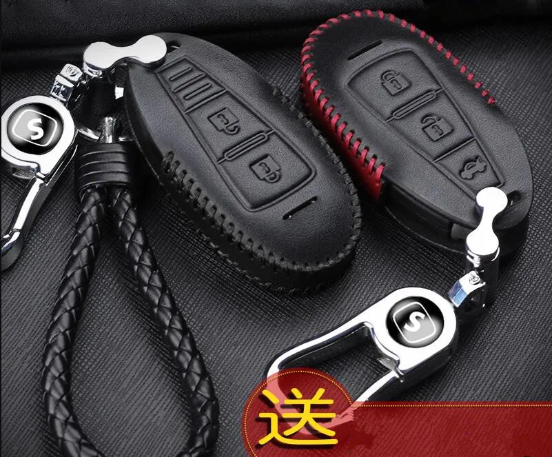 

1pc Car Key Cases Key Ring Red Wire Key Bags for Suzuki Vitara Wagon X5 Liana Black Wire and Brown Wire Three Color